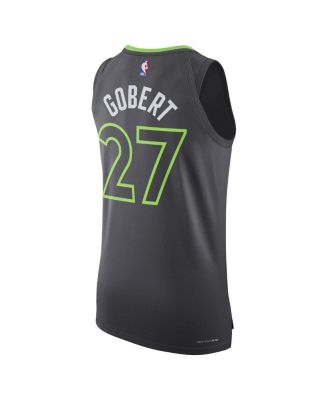 Men's Rudy Gobert Anthracite Minnesota Timberwolves Authentic Player Jersey - Statement Edition