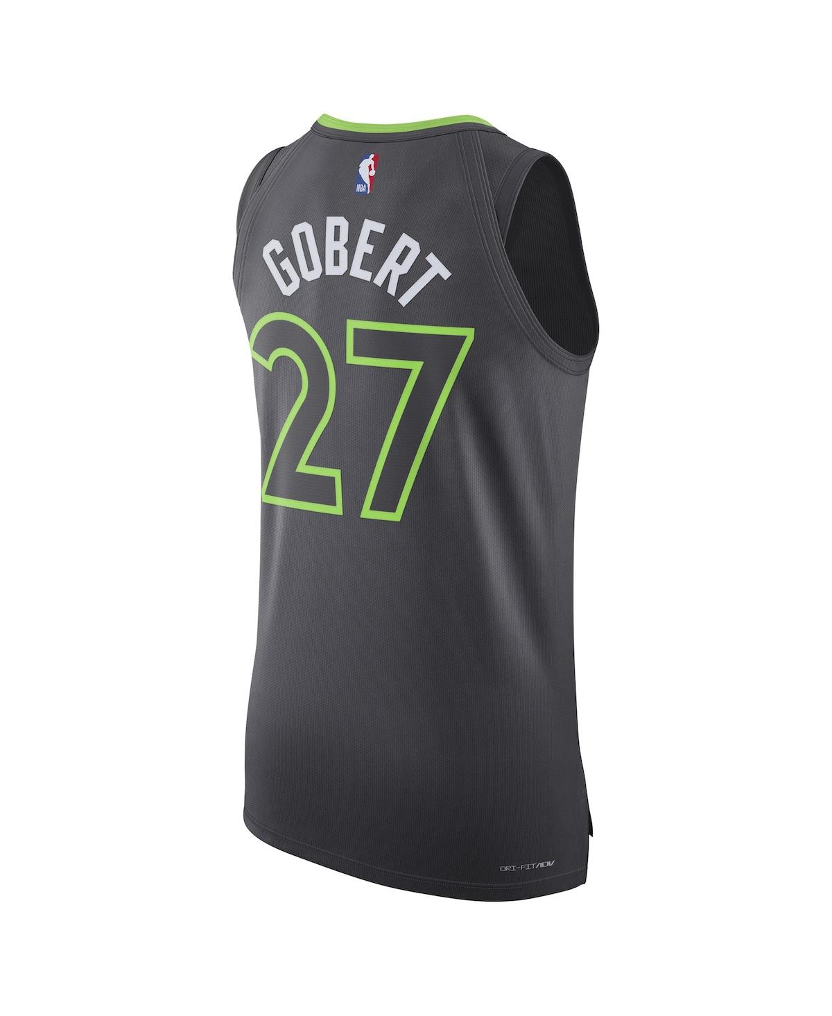 Jordan Men's Rudy GobertMinnesota Timberwolves Authentic Player Jersey - Statement Edition - Anthracite