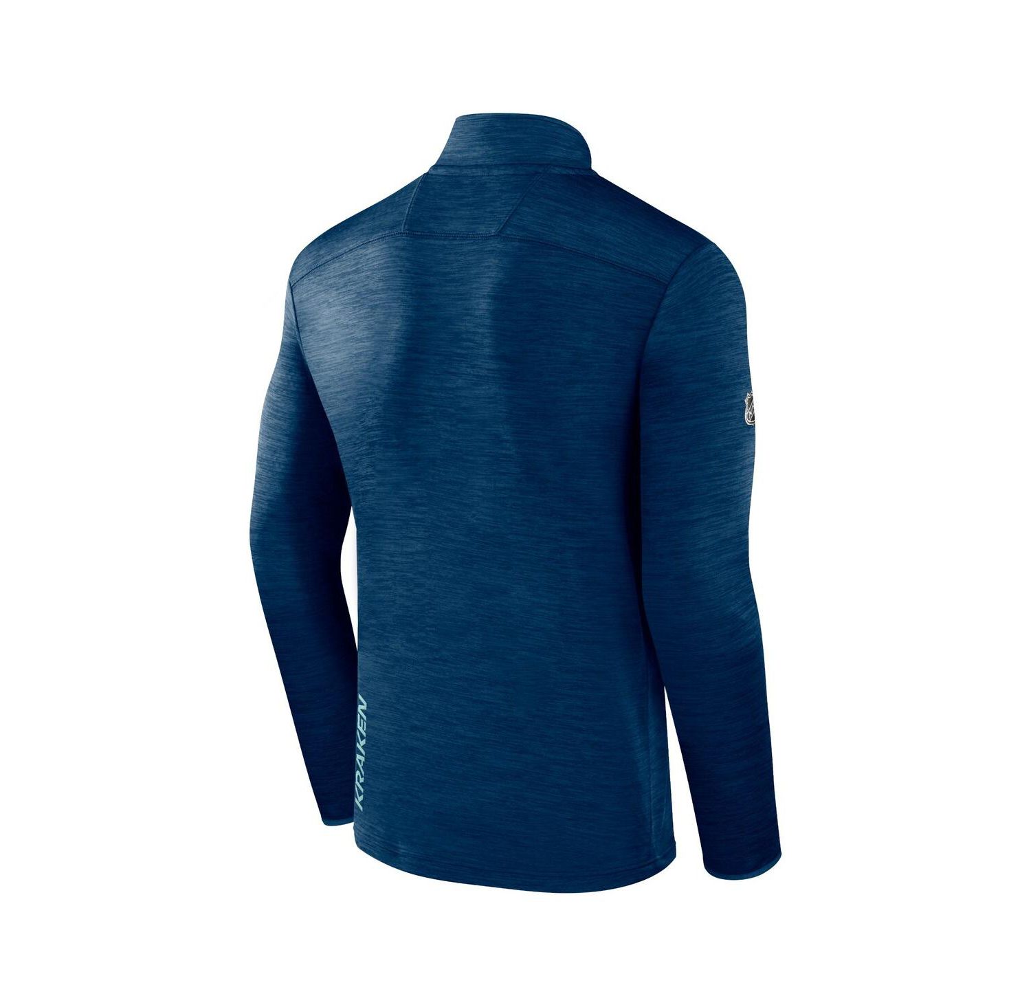 Men's Deep-Sea Seattle Kraken Authentic Pro Quarter-Zip Pullover Top