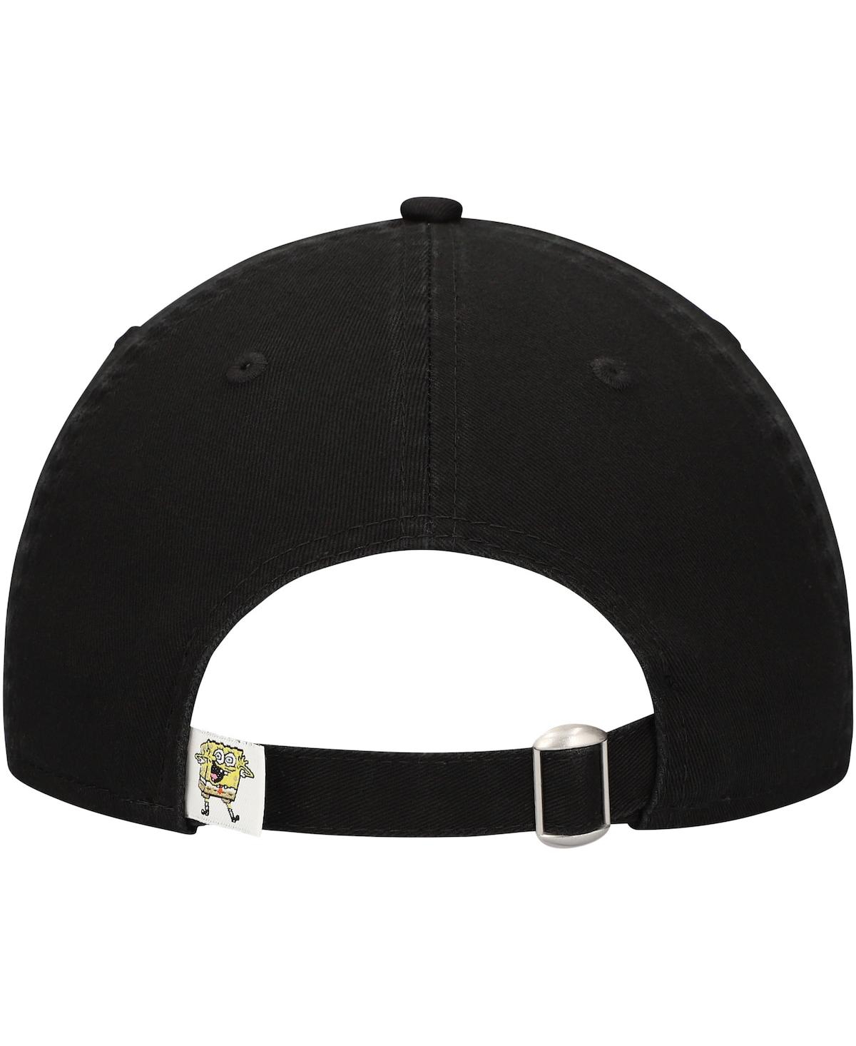 New Era Women's Black Spongebob Squarepants 9twenty Adjustable Hat In Black