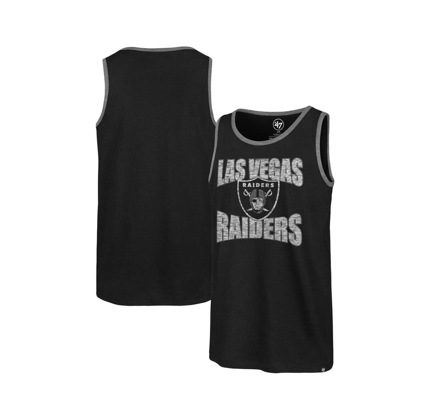 Men's Black Las Vegas Raiders Upload Franklin Tank Top