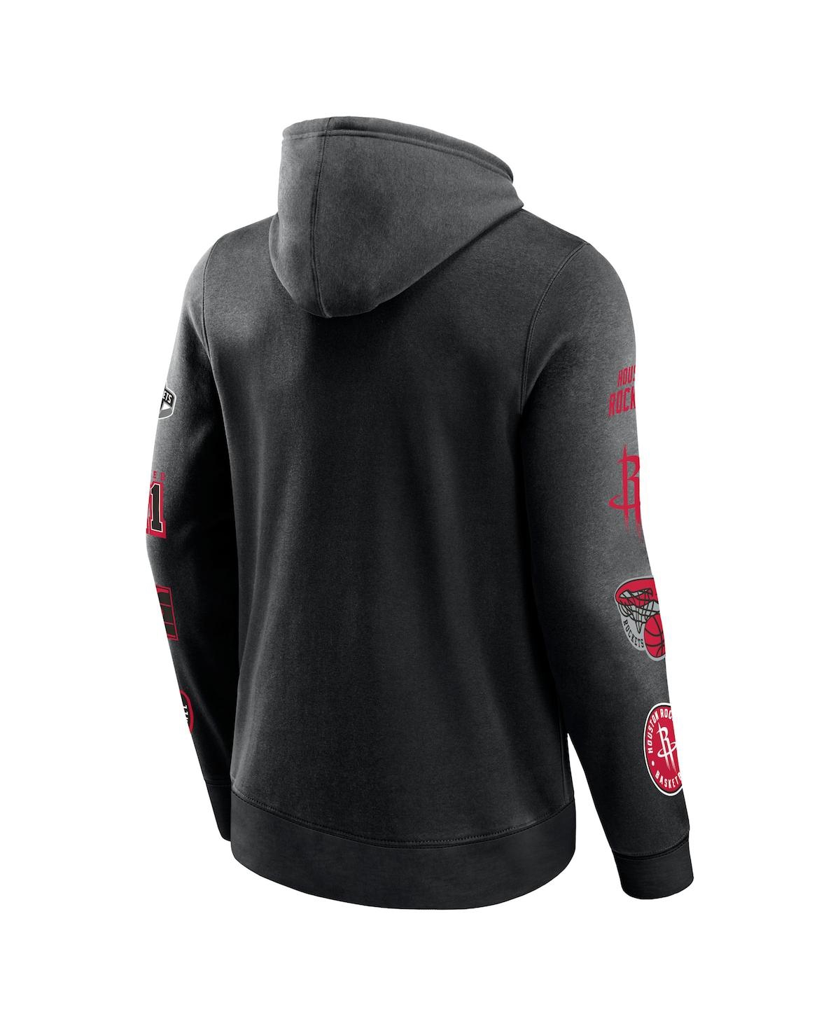 Fanatics Men's Houston Rockets Home Court Pullover Hoodie In Black