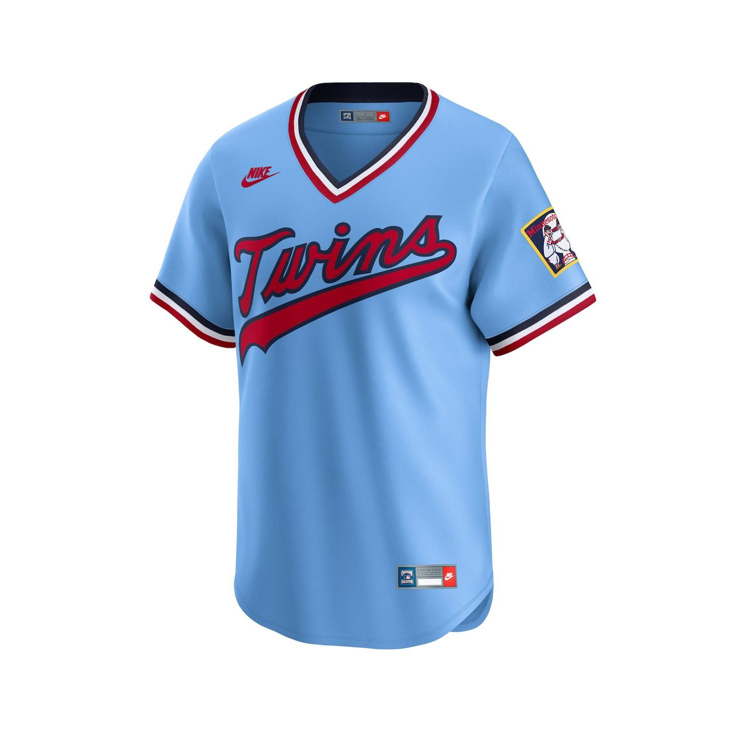 Men's Light Blue Minnesota Twins Cooperstown Collection Limited Jersey