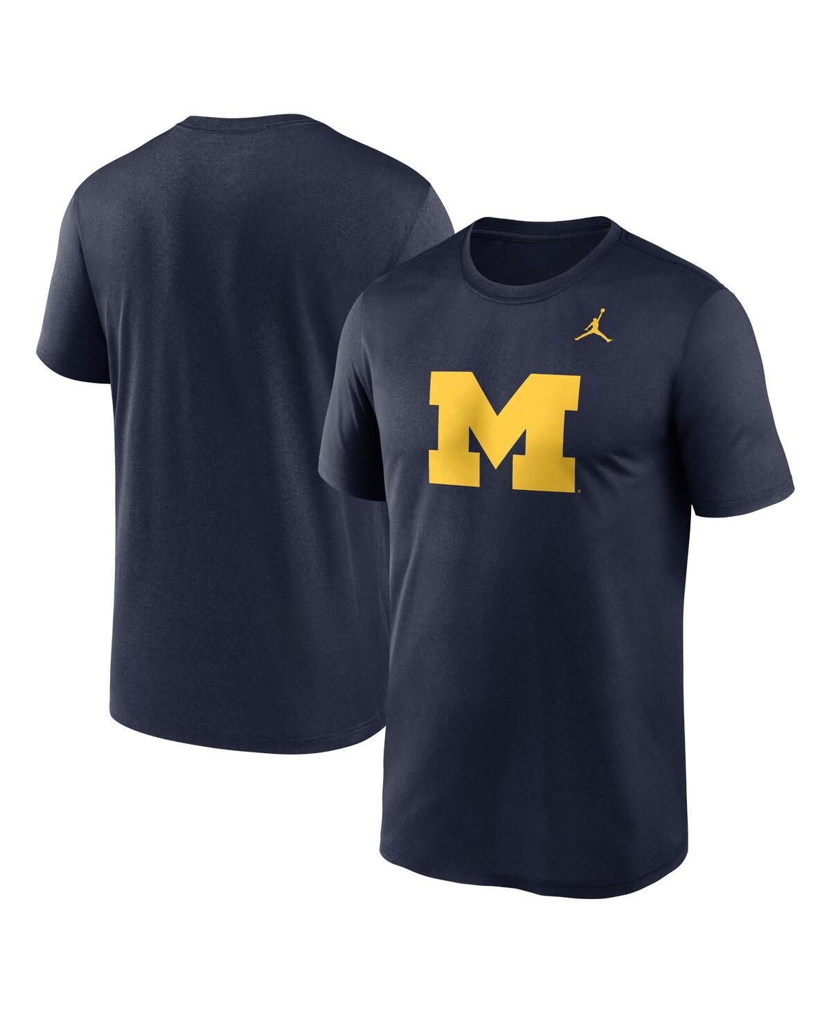 Men's Navy Michigan Wolverines Primetime Legend Logo T-Shirt - Navy