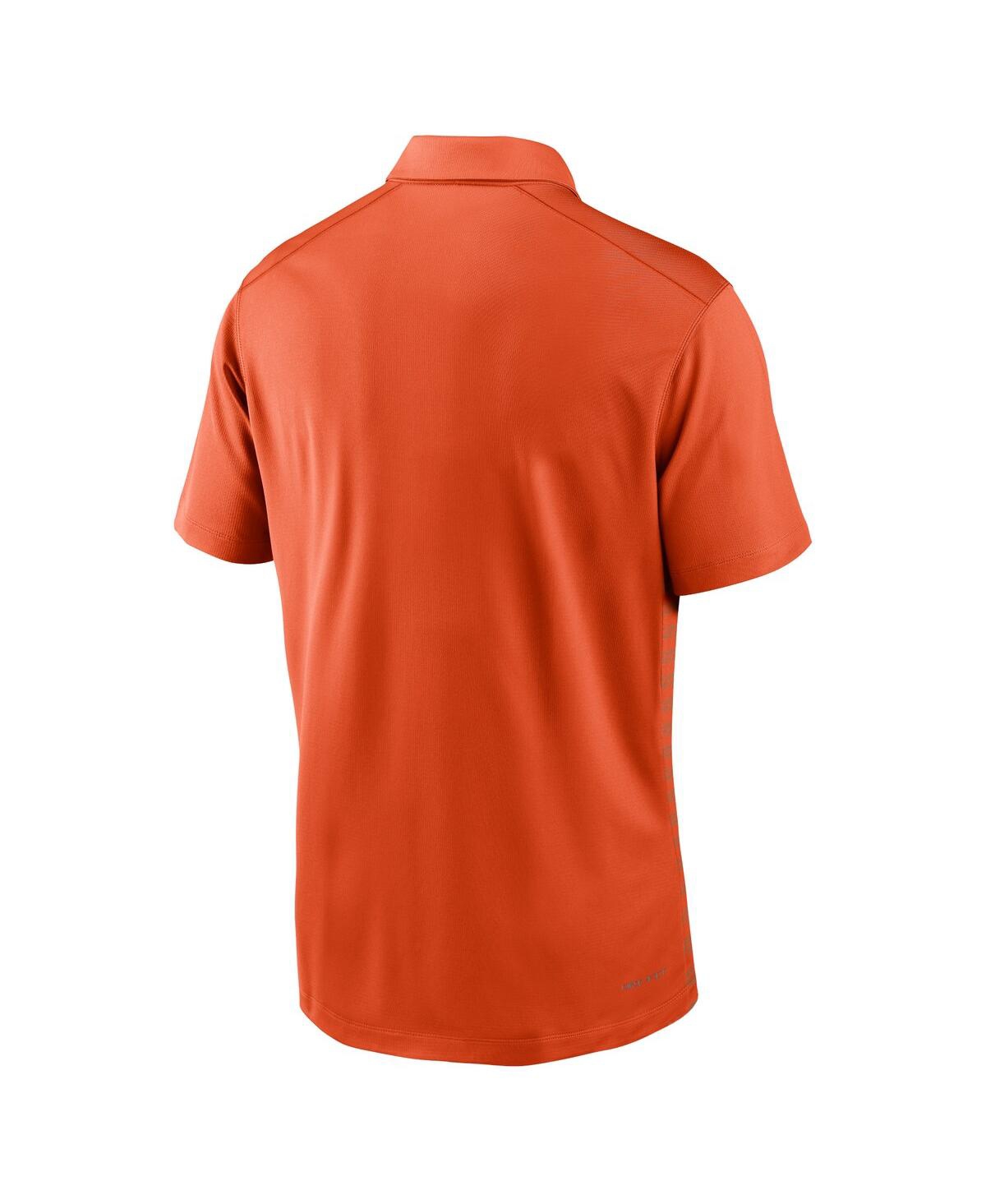 Nike Men'sClemson Tigers 2024 Early Season Coaches Sideline Performance Polo - Orange