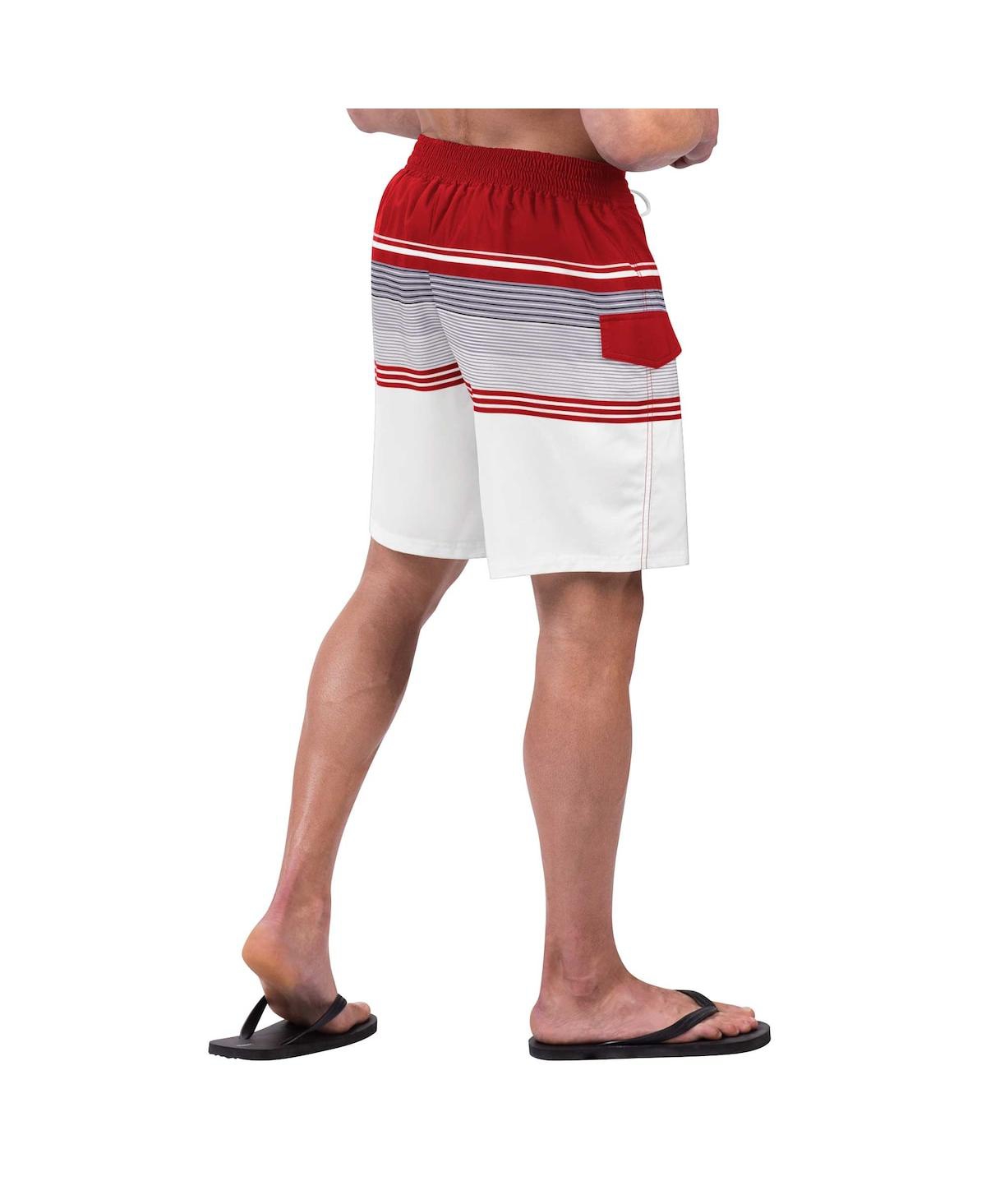 G-iii Sports by Carl Banks Men's / Philadelphia Phillies Jump Shot Volley Board Shorts - White