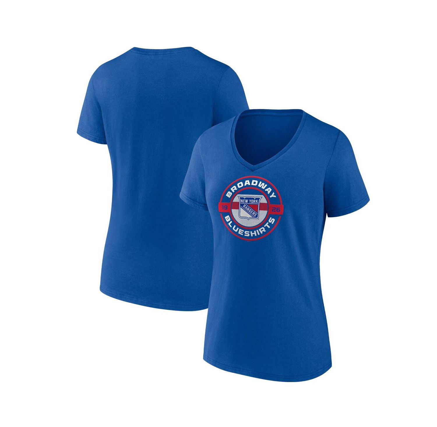 Women's New York Rangers Local A V-Neck T-Shirt