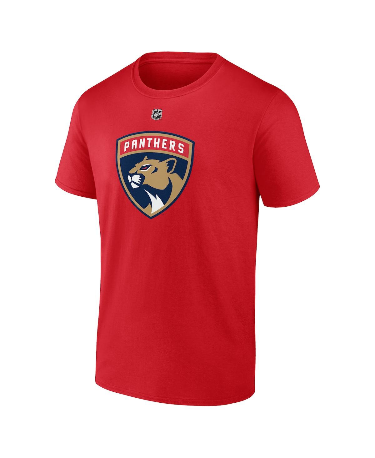 Fanatics Men's Vladimir Tarasenko Florida Panthers Authentic Stack Name Number T-Shirt