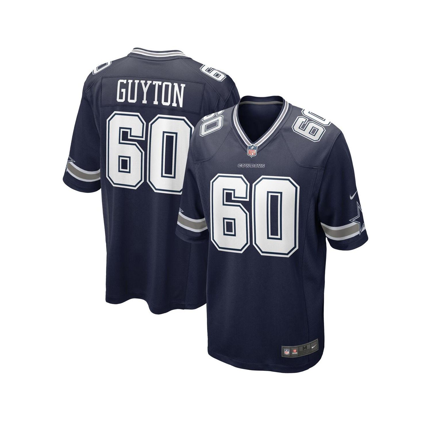 Men's Tyler Guyton Dallas Cowboys 2024 NFL Draft First Round Pick Player Game Jersey