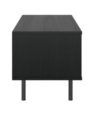 TV Stand with Glass Doors for TVs up to 55"