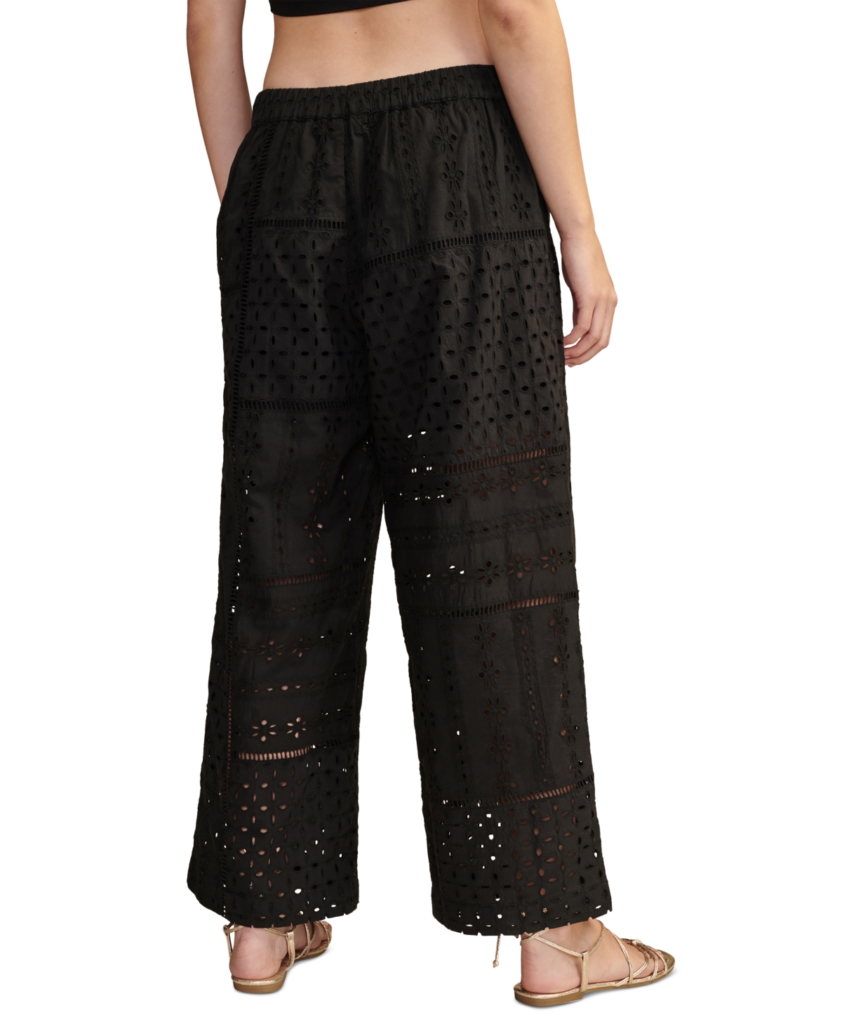 Lucky Brand Women's Schiffli Eyelet Matchback Pants