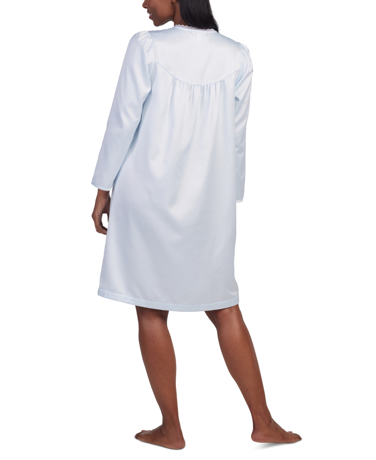 Miss Elaine Women's Embroidered Lace-Trim Nightgown