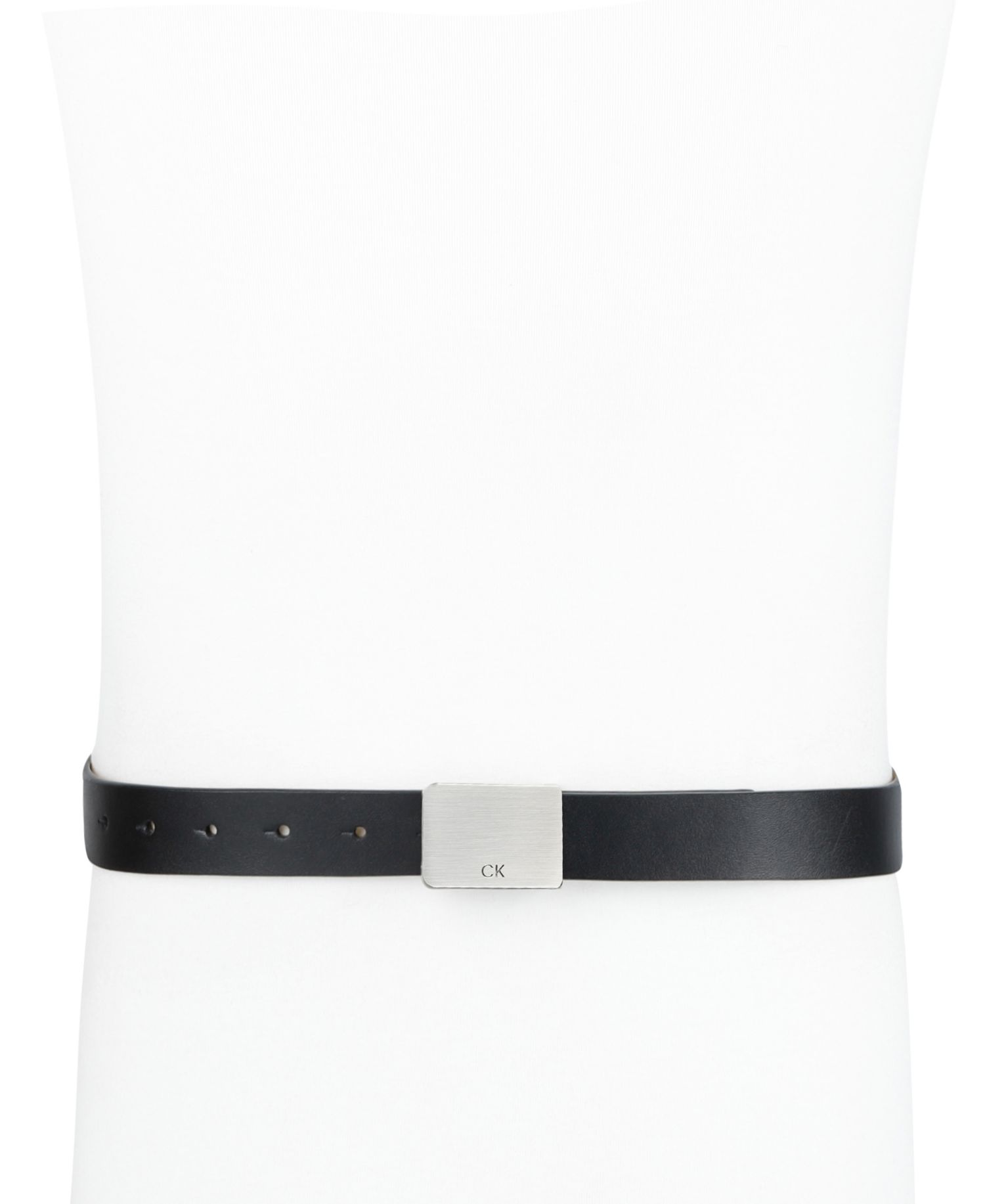 30MM Men's Logo Plaque Belt