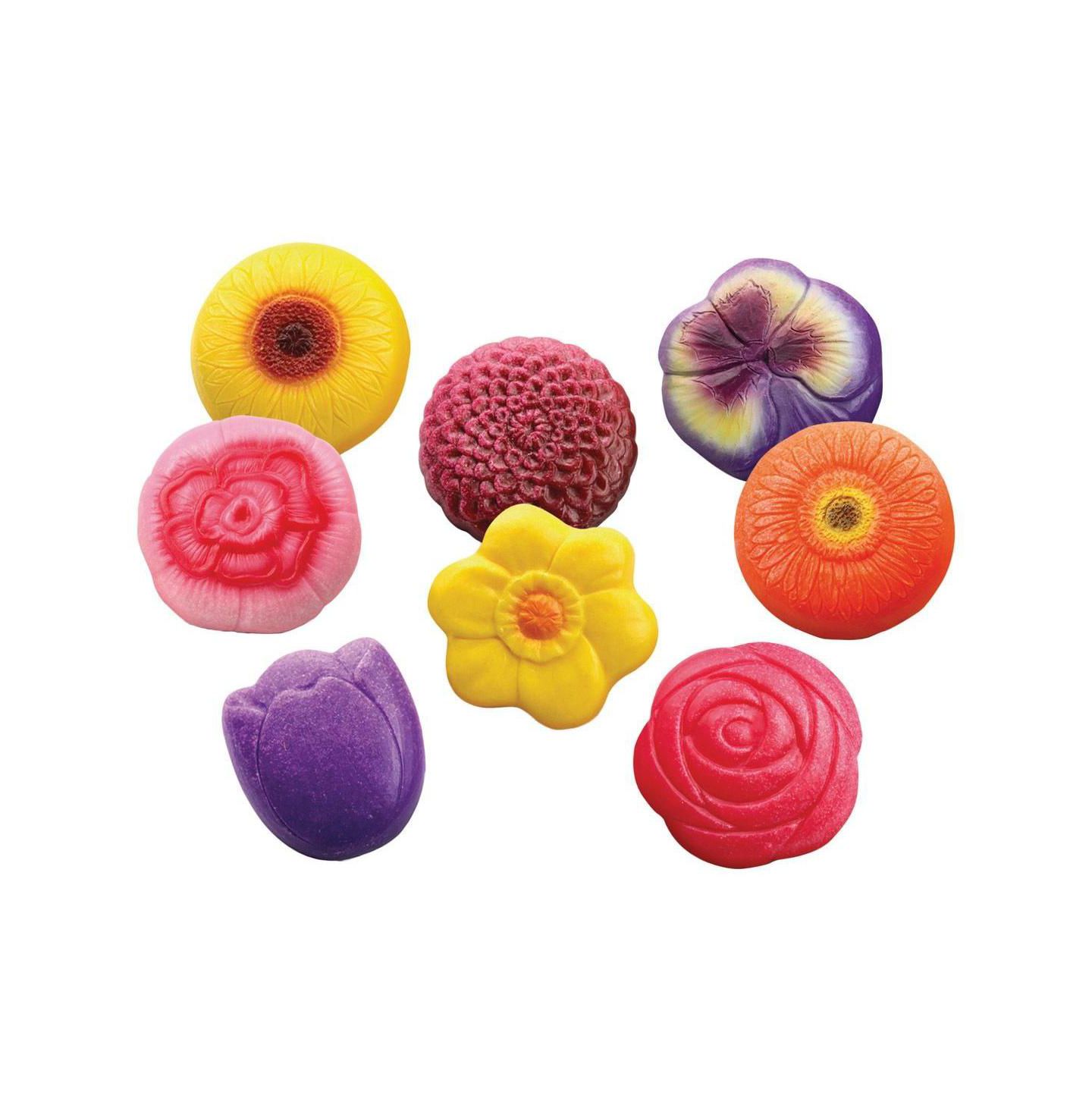 Детские игрушки Yellow Door Flowers Sensory 8-Piece Play Stones, Ages 2+ — фото 1