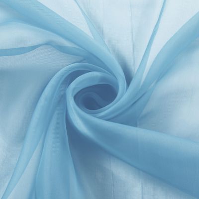 Home 2 Pack Ultra Luxurious Semi Sheer Voile Curtains - Baby Blue