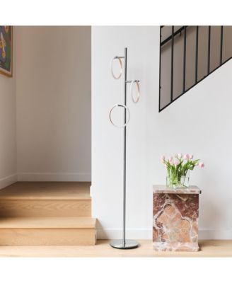 Saturn 66" LED Tree Floor Lamp with 3 Removeable Light Rings