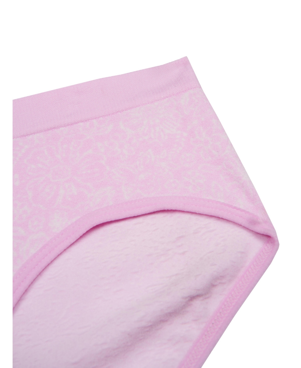 Bearpaw Girls 4-Pack Multi Color Seamless Hipster Underwear - pink, brown, ivory