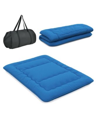 Camping Futon Mattress with Washable Cover and Carry Bag for Easy Storage
