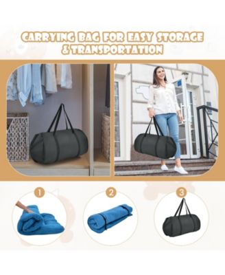 Camping Futon Mattress with Washable Cover and Carry Bag for Easy Storage