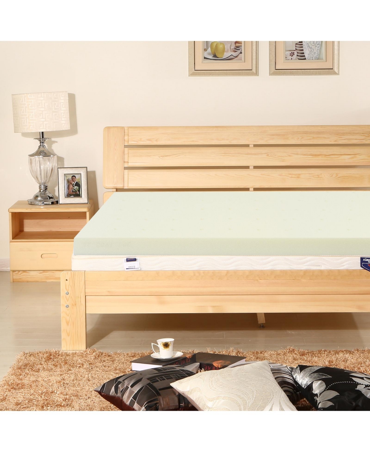 Slickblue 3-Inch Bed Mattress Topper Air Cotton for All Night's Comfy Soft Mattress Pad