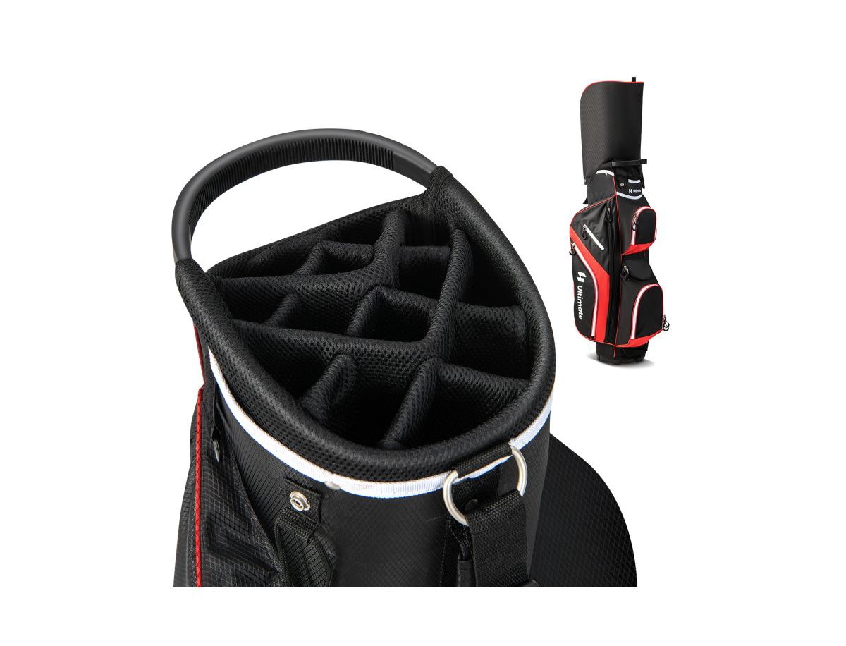 Slickblue Golf Cart Bag with 14 Way Top Dividers