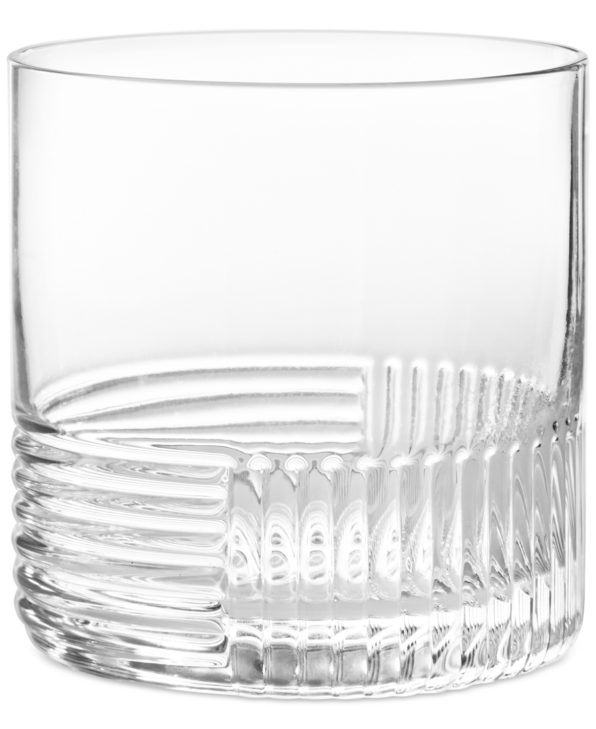 The Cellar Lia Collection 13-oz. Fluted Double Old Fashion Glasses, Set Of 4, Exclusively At Macy's In No Color