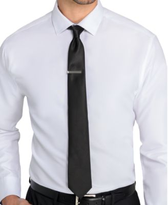Men's Slim Solid Black Tie