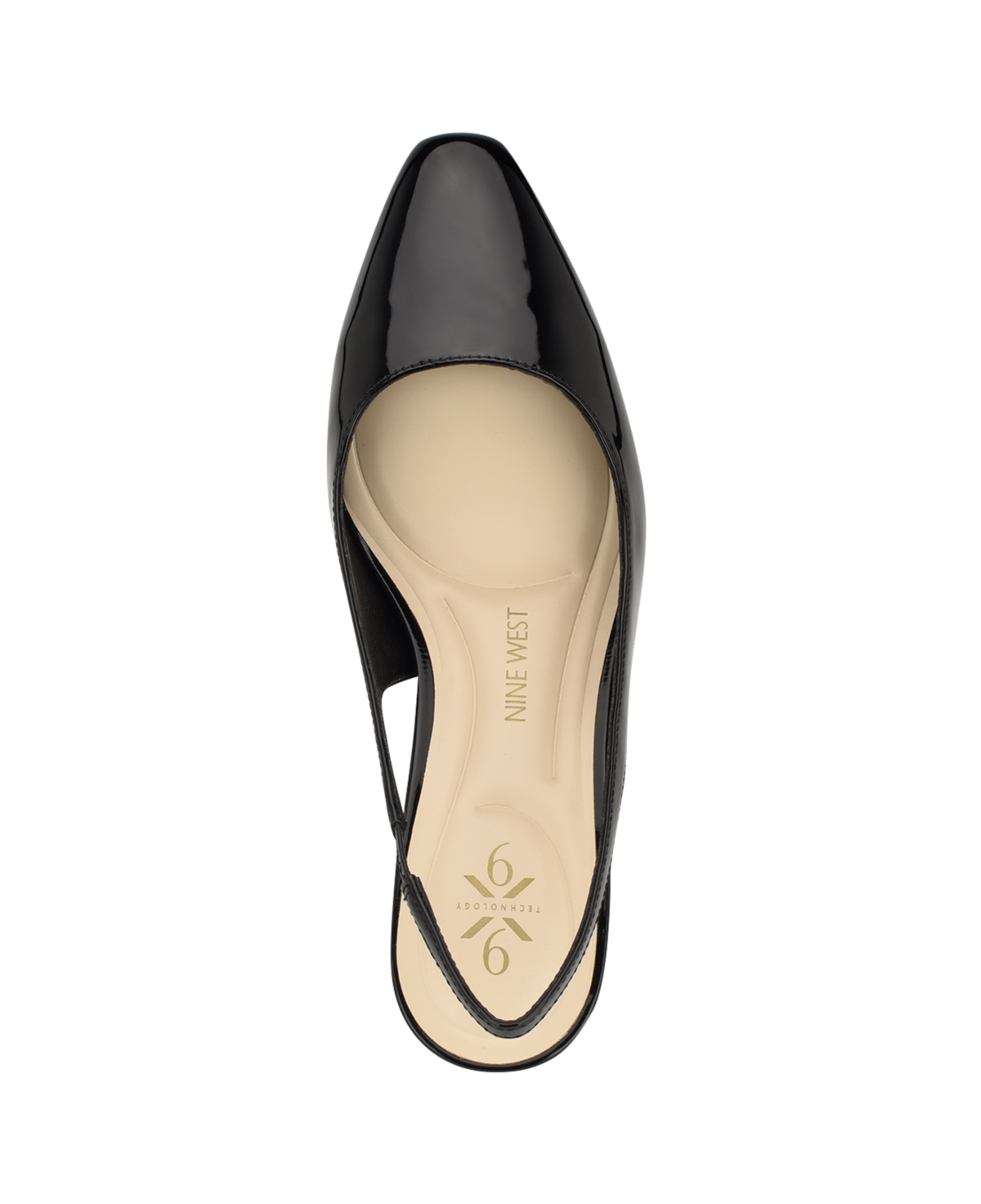Nine West Women's Sinead 9X9 Block Heel Slingback Dress Pumps - Black