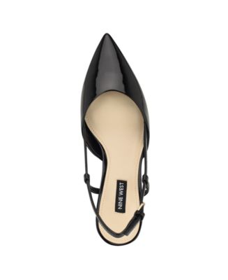 Women's Rhonda Kitten Heel Slingback Pumps