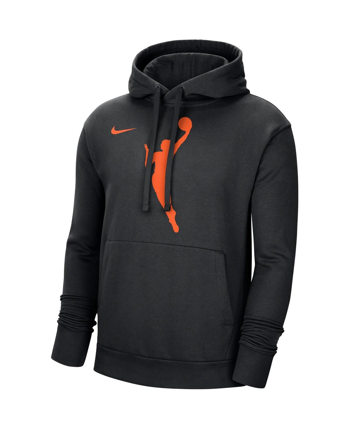 Shop Nike Men's And Women's Black Wnba Logo Woman Pullover Hoodie