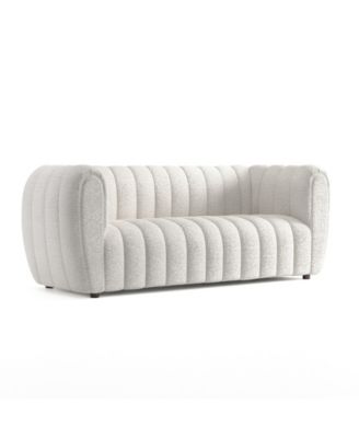 Lysander 82" Boucle Fabric Boho Sofa