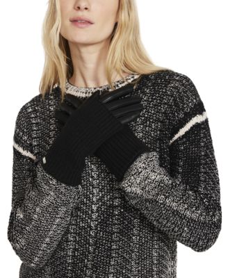 Women's Mixed-Media Gloves