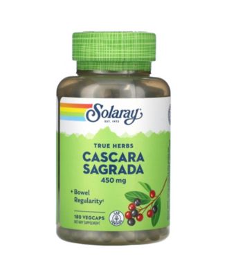 Cascara Sagrada True Herbs 450 Mg 180 Vegcaps