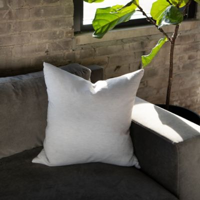 20" x 20" French Linen Pillow with Removable Sham