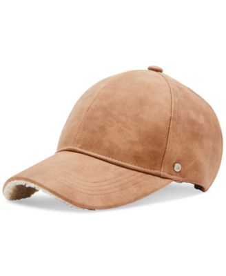 Steve Madden - Women's Brix Distressed Faux-Leather Baseball Cap