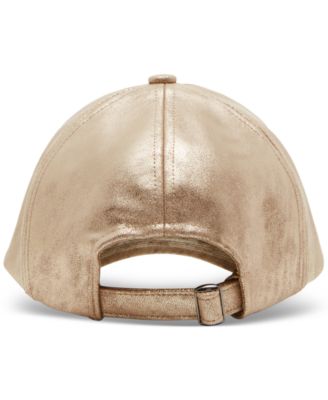 Women's Stone Distressed Metallic Baseball Cap