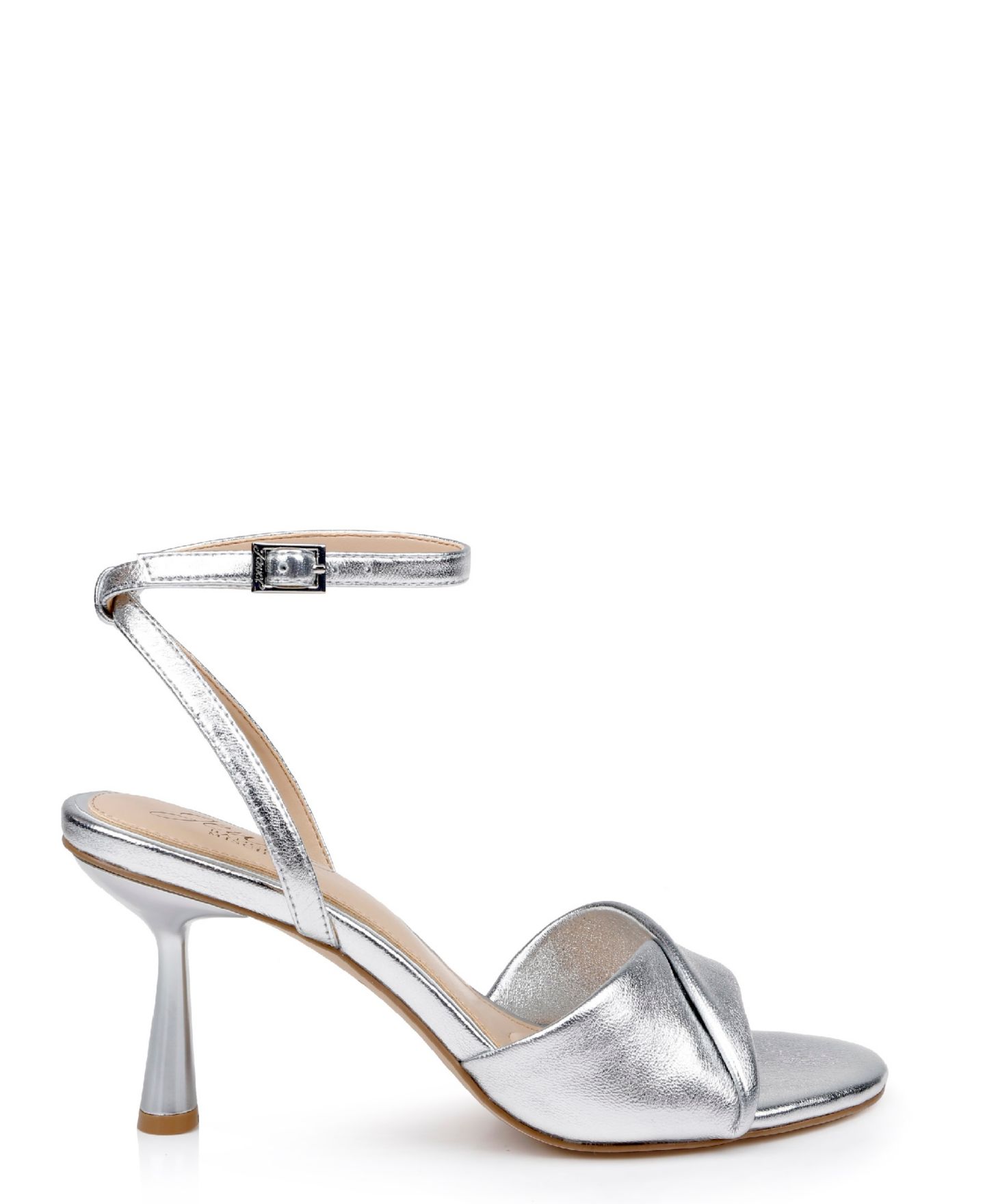 Женские сандалии Jewel Badgley Mischka Kaia Dress Evening Sandal, цвет: Золотой кожаный — фото 6