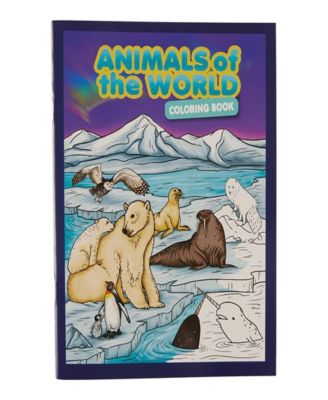 Three Little Twigs Animals Of The World Coloring Books Bundle