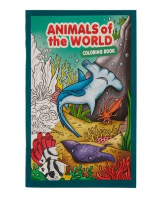 Three Little Twigs Animals Of The World Coloring Books Bundle