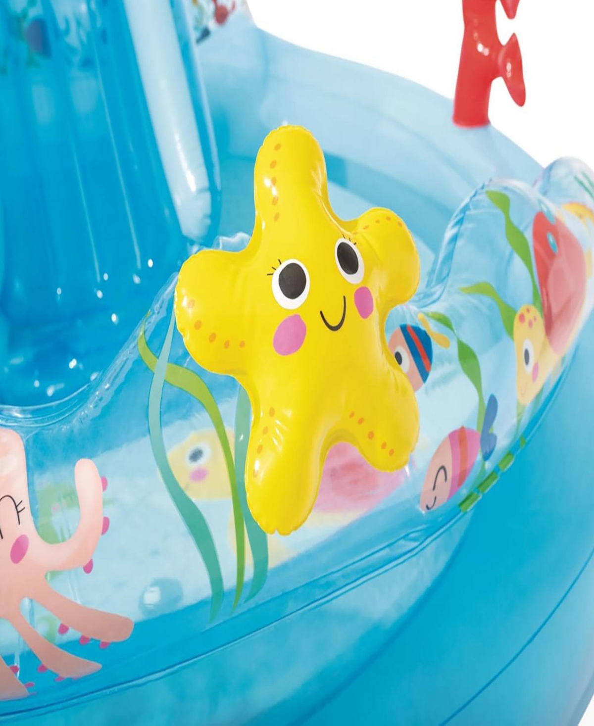 Intex Under The Sea Inflatable Play Center Water Slide In Multi