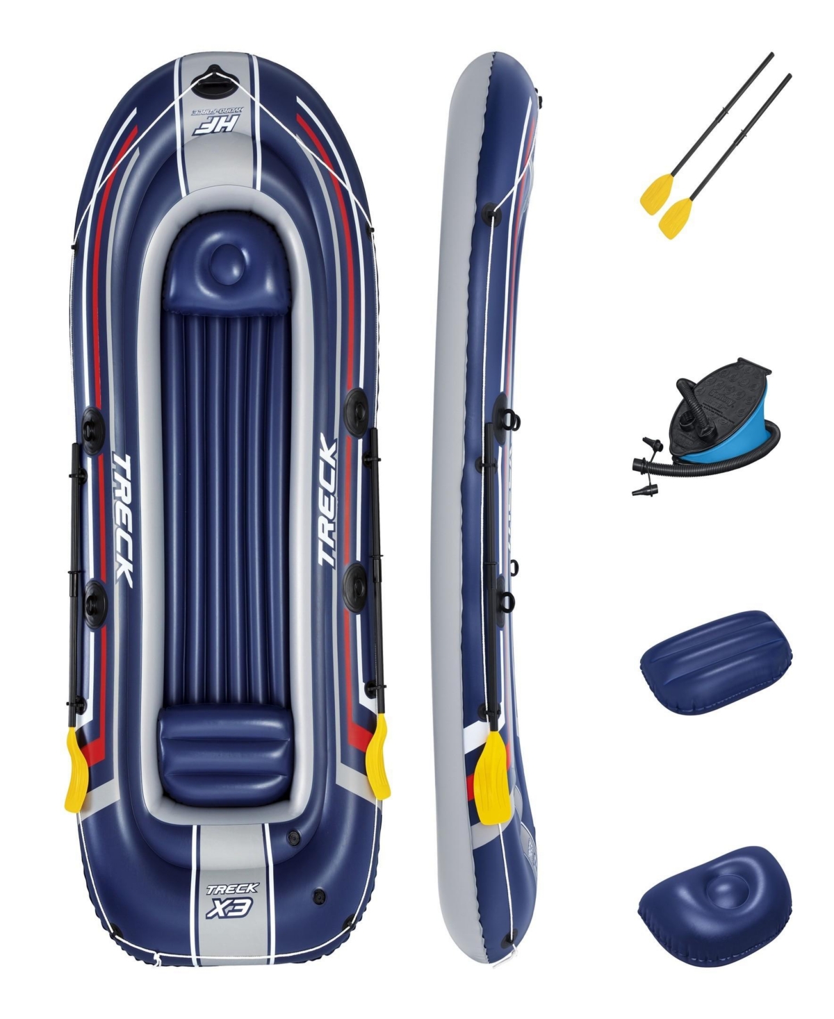 BESTWAY HYDRO-FORCE TRECK X3 INFLATABLE RAFT SET 