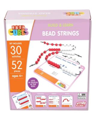 Junior Learning Mathcubes - Bead Strings Activity Set - Macy's