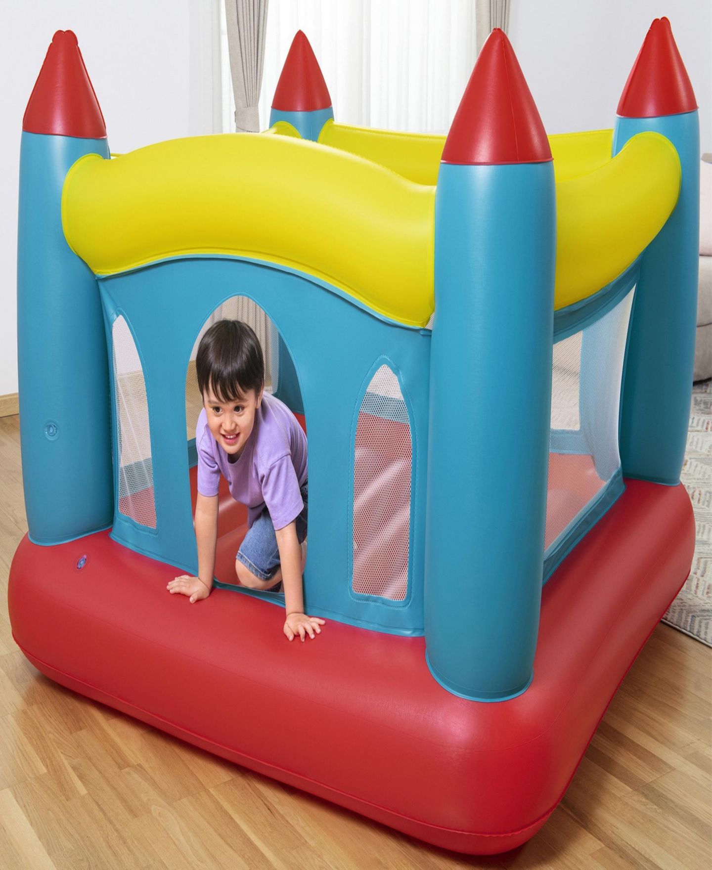 Детская игрушка Bestway Royal Leap Inflatable Castle Bouncy House, Up to 3 Children, Ages 3+ — фото 8