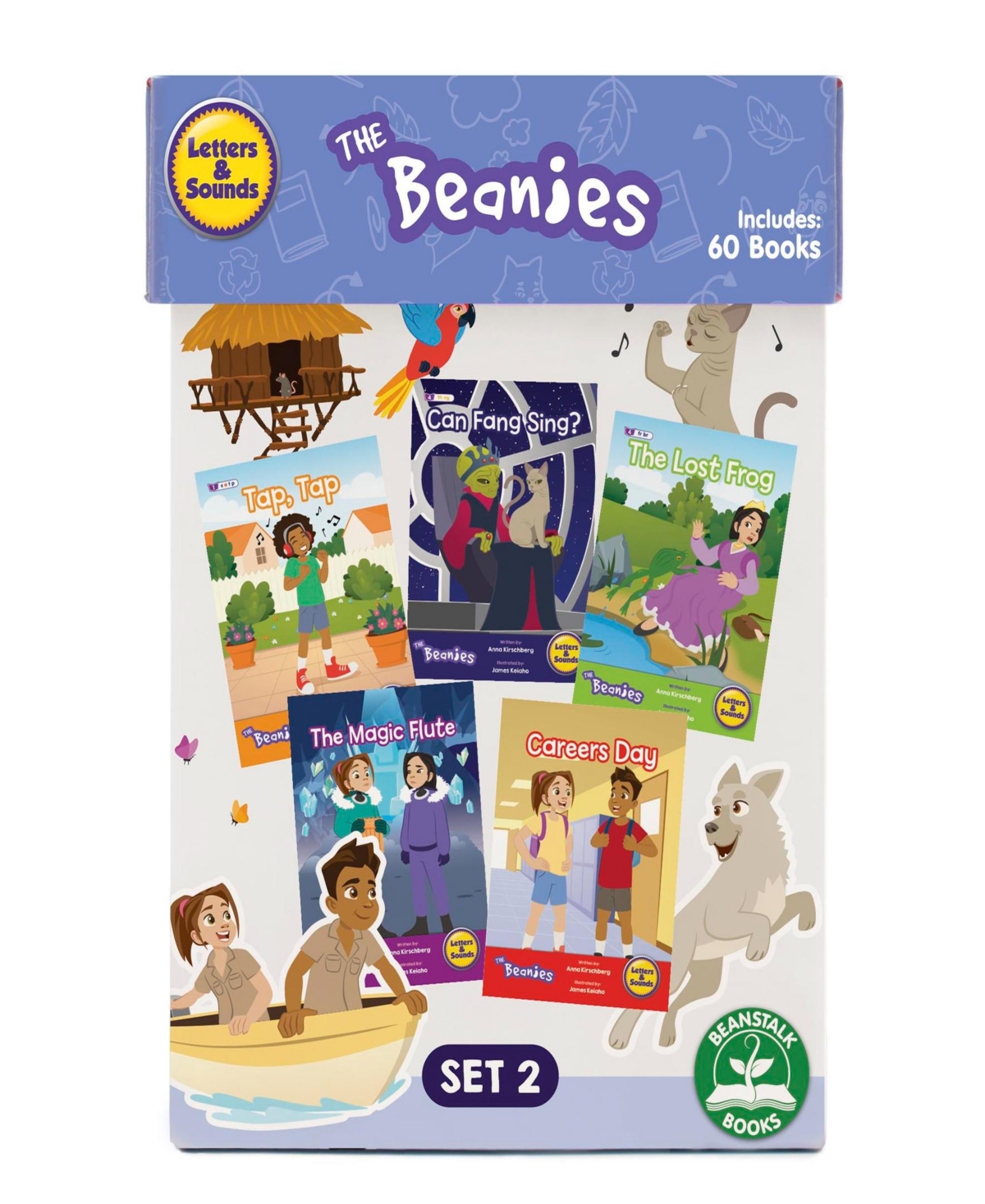 Junior Learning Beanstalk Books: The Beanies Hi-lo Diversity Decodable In Multi