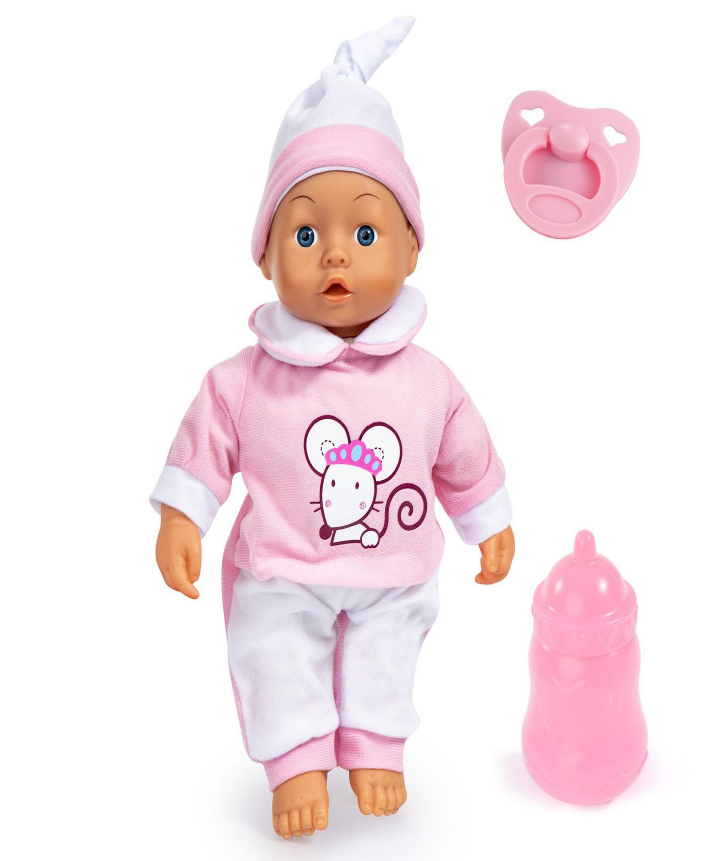Детская кукла Bayer Design 14" Interactive Soft-Body Baby Doll, Ages 18 Months+ — фото 1