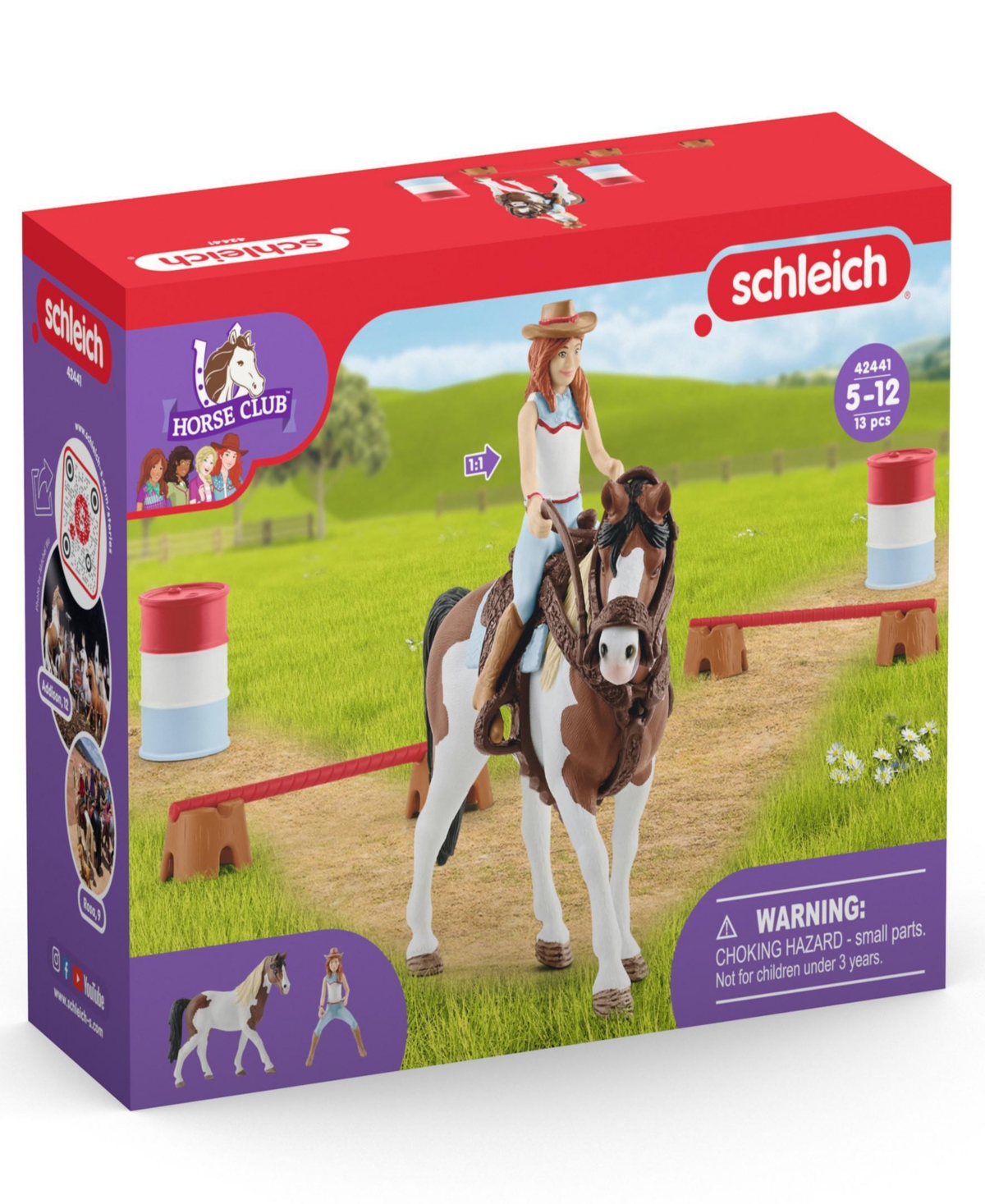 Schleich Horse Club Hannah's Western Riding Set Playset In Multi
