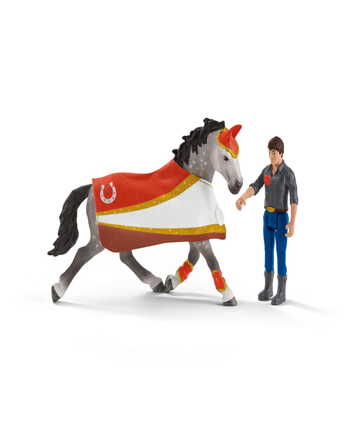 Schleich Horse Club Mia's Vaulting Set Playset In Multi