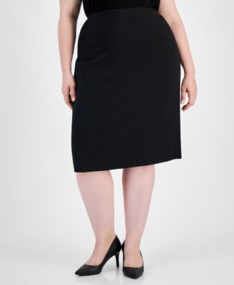 Plus Size Skimmer Skirt