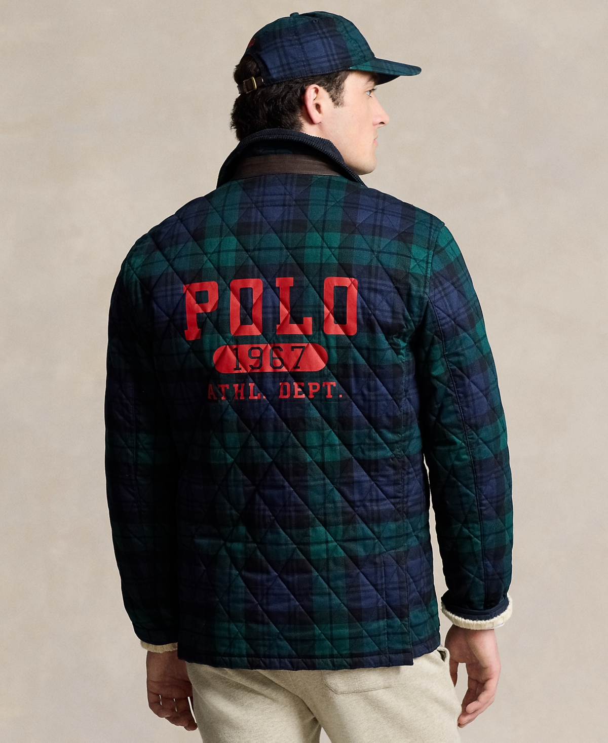 Polo Ralph Lauren Men's Logo Plaid Barn Coat