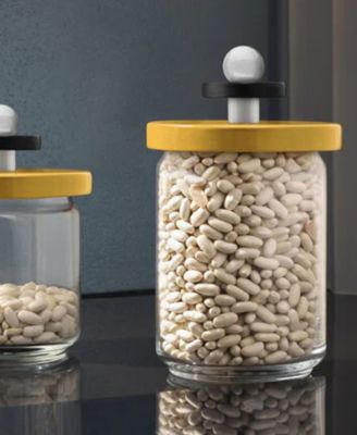 4 cup Jar with Lid by Ettore Sottsass